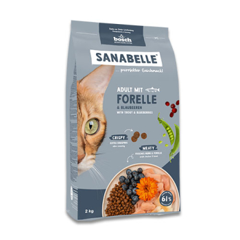 Sanabelle ADULT mit Forelle & Blaubeeren