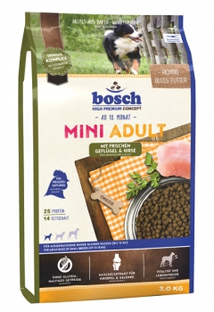Bosch Mini Adult mit frischem Geflügel & Hirse Hundefutter